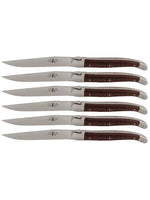 6 Snakewood table knives – Forge de Laguiole