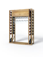 Arche pour 20 bouteilles, présentoir et support à coupes, Série Classic - LVG