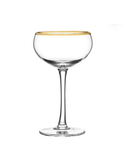 Cocktail Glass Cleo Gold Rim PH - Potion House 