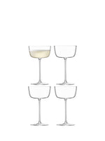 Set of 4 cocktail saucers Borough - LSA
