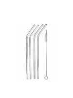 Set of 4 stainless steel straws - Franmara