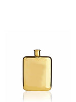 Gold Plated Flask Belmont 6 oz - Viski