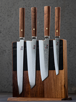 Magnetic Knife Block Walnut - Hazaki