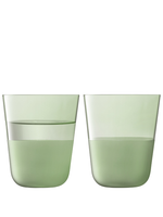 Tumblers 380ml Arc Contrast MOSS (Set of 2)- LSA