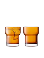 Utility Tumblers 300ml AMBER (Set of 2)- LSA