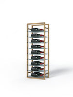 Support avec tablettes en verre pour 18 bouteilles, Série Classic - LVG