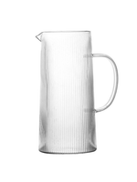 Pichet Transparent Cotelé