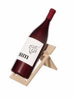 Wooden table display for 1 bottle - Vinum Design