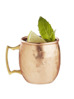 Moscow Mule Hammered Shot Mugs (Set of 4 )- Brillant