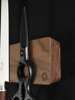 Support magnétique à couteaux en noyer - Hazaki