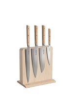 Bloc magnétique à couteaux en chêne - Hazaki