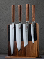 Magnetic Knife Block Walnut - Hazaki