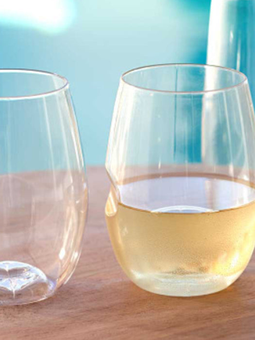 Box of 4 white wine Polymer glasses - Govino