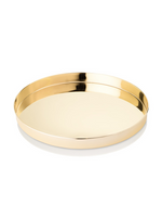 Plateau de service en or poli - Viski