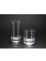 Verres à fond épais de whiskey en acrylique