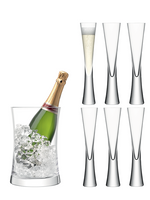 6 Glass Champagne Serving Set - LSA