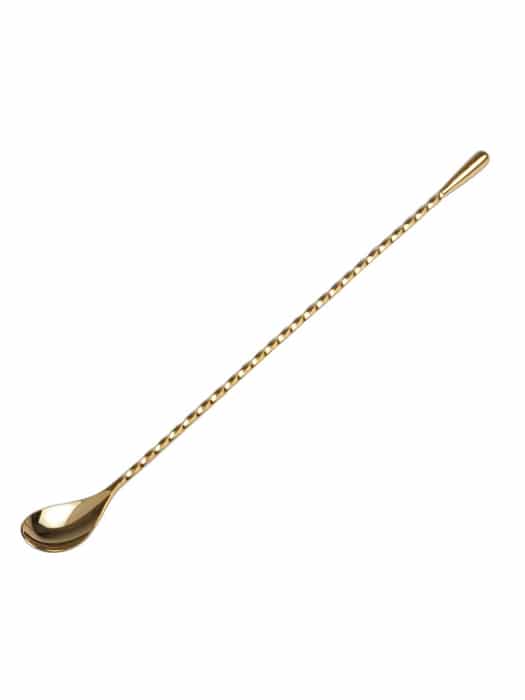 Gold plated 30cm Teardrop spoon - Yukiwa