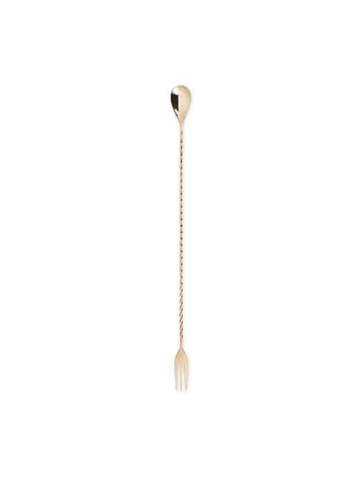 Trident bar spoon - Gold