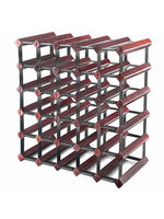 30-bottle wine rack Cherry - Final Touch
