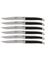 6 Ebony table knives – Forge de Laguiole