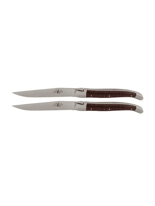 2 Snakewood table knives – Forge de Laguiole
