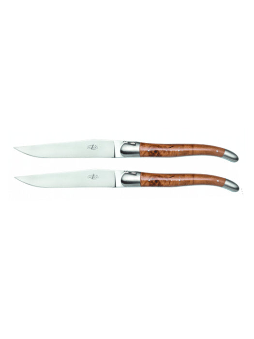 2 Juniper table knives – Forge de Laguiole