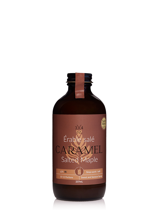 Sirop Caramel Salé  à l'érable (250ml)- 3/4 oz