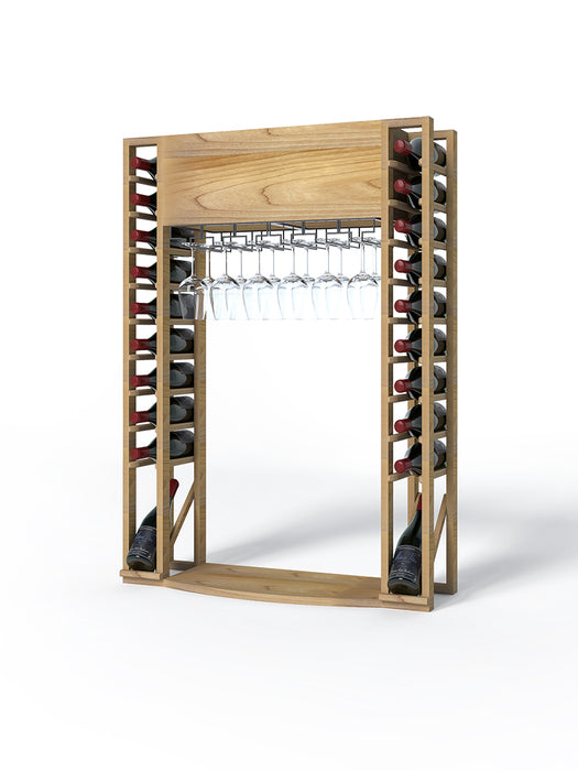 Classic Series 20-bottle Arch With Display And Glass Rack - LVG