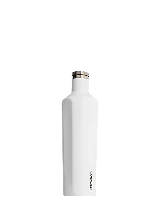White Gloss Isothermal Bottle 25 oz - Corkcicle
