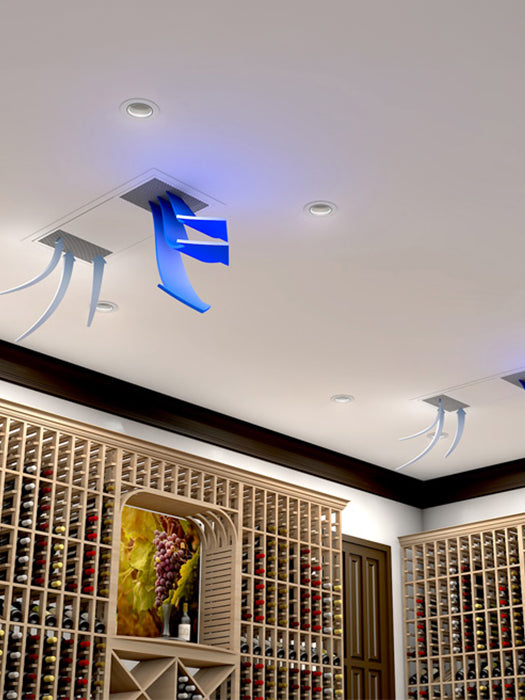Wine Cellar Cooling Unit Ceiling Mount Twin 9000 H.E. - WhisperKOOL
