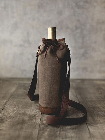 Canvas wine tote bag - Picnic Time