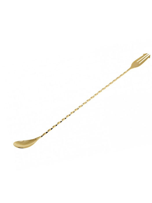 Gold Plated Trident Spoon 31.5 cm - Yukiwa