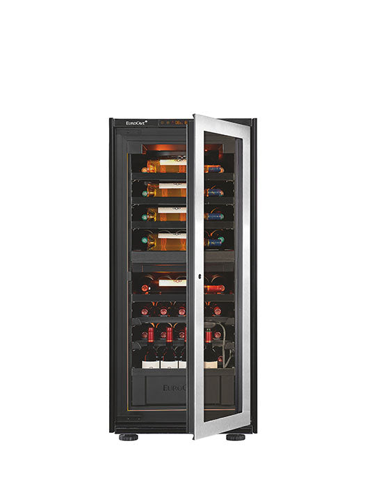 Wine Cellar Inspiration M- 51 Bottles- Dual zone- Stainless steel Glass door - Eurocave