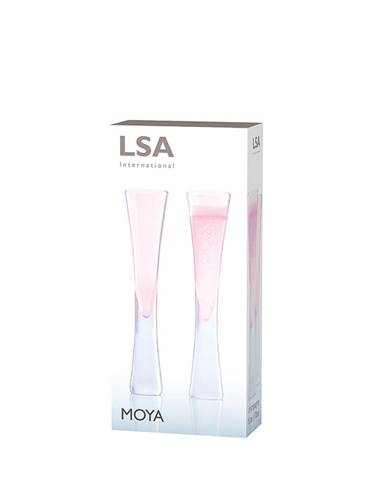 Ens. 2 flûtes à champagne Moya - LSA