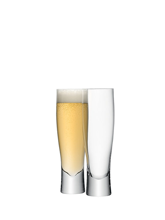 Set of 2 Tall Beer Glasses 550ml - LSA