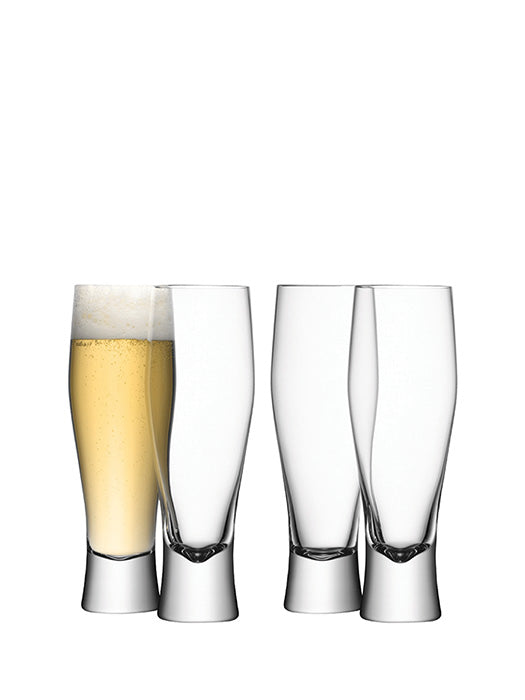 Set of 4 Beer Glasses 400ml - LSA
