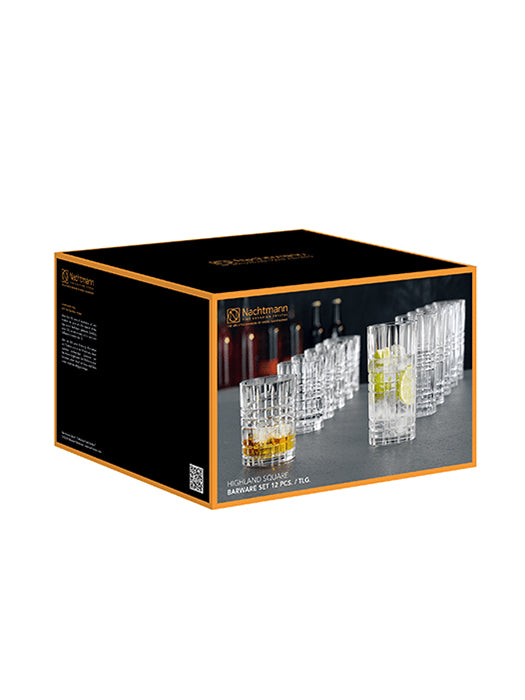 Ens. de 12 verres à whisky Highland- Nachtmann