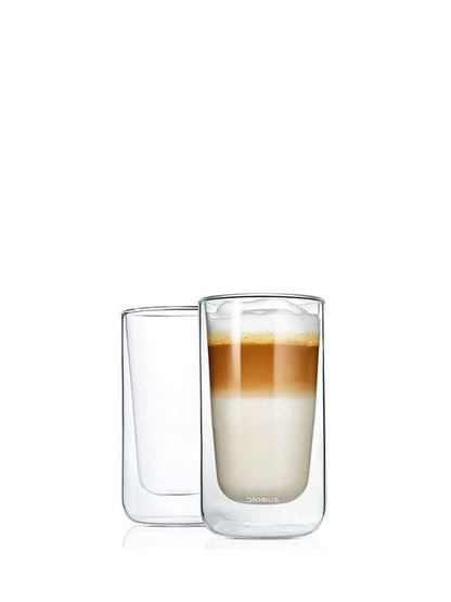 Set of 2 latte glasses Nero - Blomus