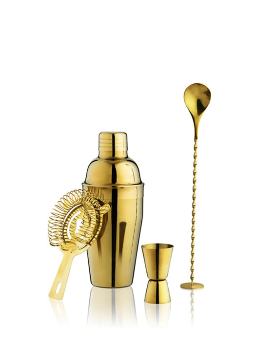 Gold Cocktail Tool Set- True