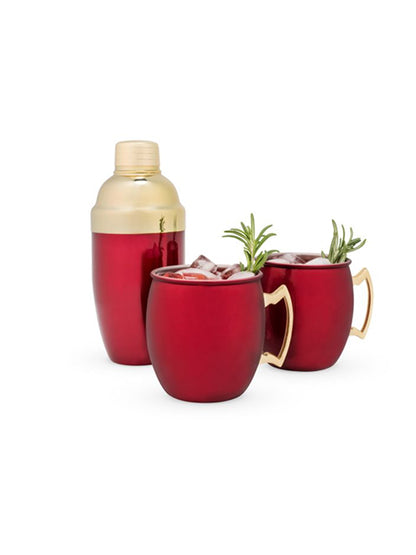 Shaker Set MOSCOW MULE Red - True