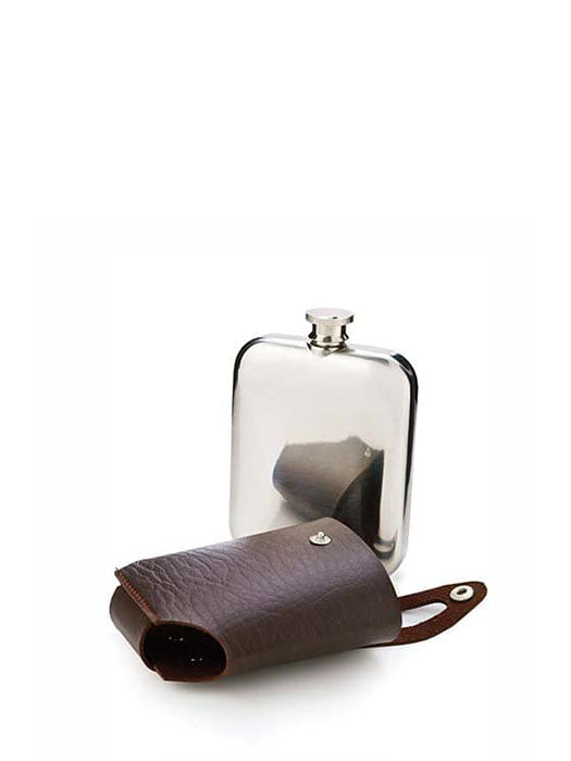 Flask Admiral 5 oz with traveling case - Viski