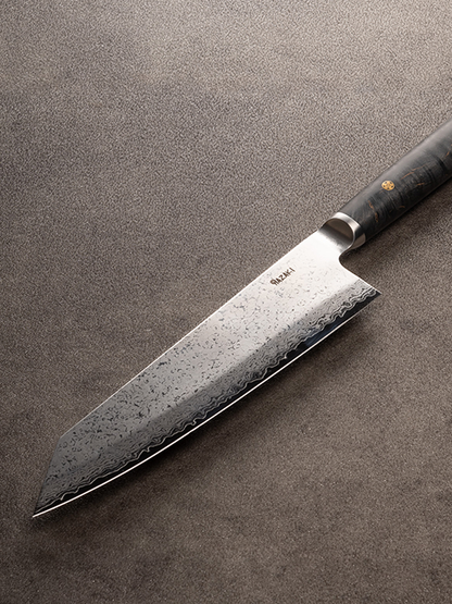 Couteau de chef Gyuto (noir)- Série Pro- Hazaki