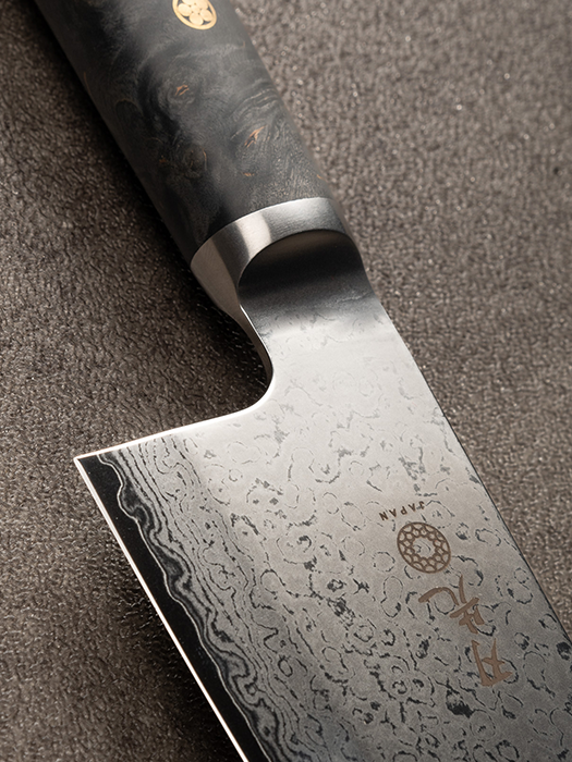 Couteau de chef Gyuto (noir)- Série Pro- Hazaki