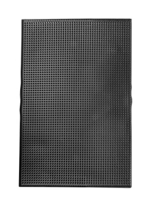 Black service bar mat - True