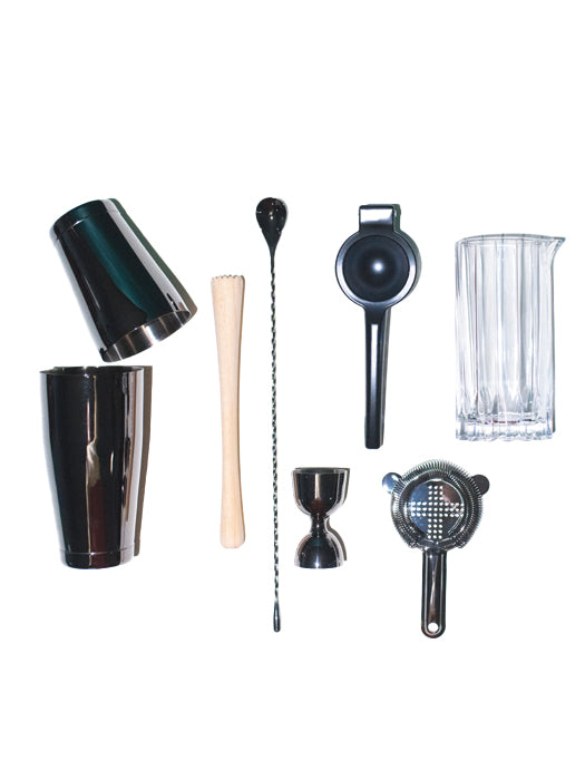 Shaker Acciaio Inox Bar Kit Barista 13 Pezzi Con Supporto Girevole Shaker Acciaio Inox Bar Kit Barista 13 Pezzi Con Supporto Girevole