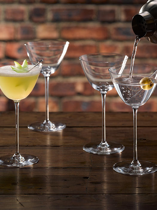 Ens. 4 verres à martinis Borough- LSA