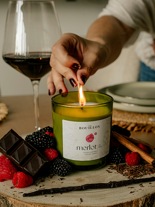 Merlot Candle - La Bouillon