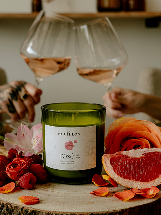 Rosé Candle - La Bouillon