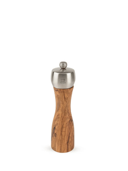 Fidji Salt mill in olive wood, 20 cm – Peugeot