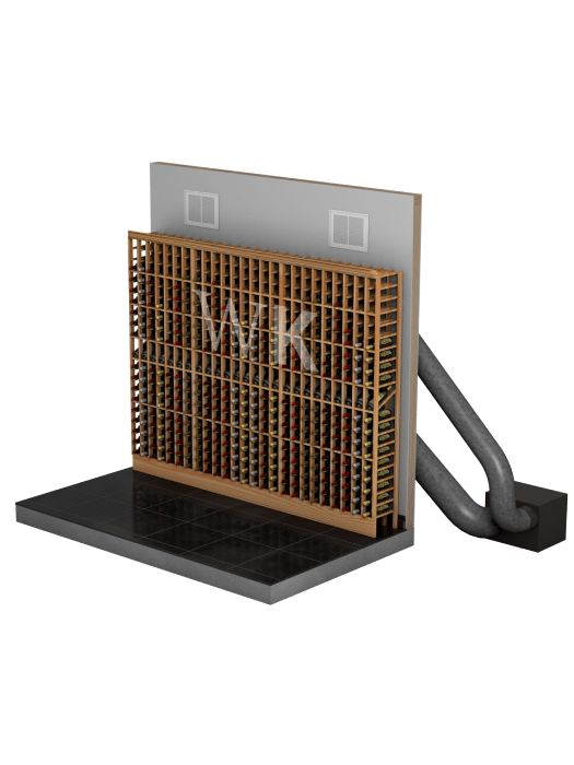Wine cellar cooling unit 8000 WhisperKool Ducted Platinum Split Series H.E.